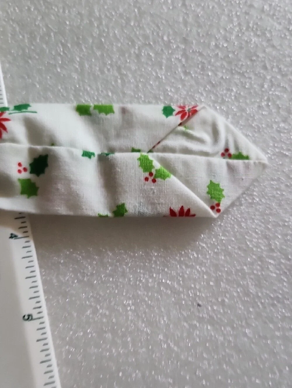 Pookie's Party Holiday Poinsettias Slip-Over Dog Collar Tie
